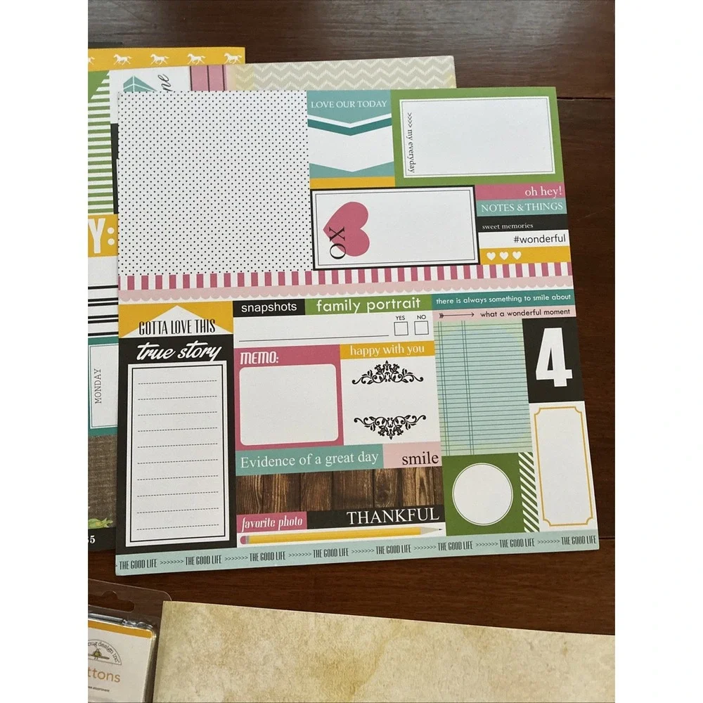 Chickaniddy 365 Scrapbook Kit No Sketches Papercraft Everyday Happenings